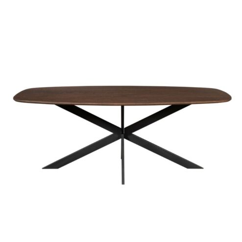 Ferry Eettafel Deens Ovaal Walnoot Eiken 180 cm