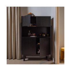 Finca Buffet-/drankkast grenen zwart 110cm