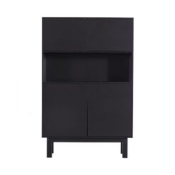 Finca Buffet-/drankkast grenen zwart 110cm