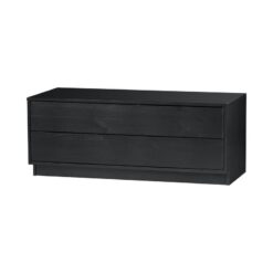 Finca Tv meubel grenen zwart 100cm