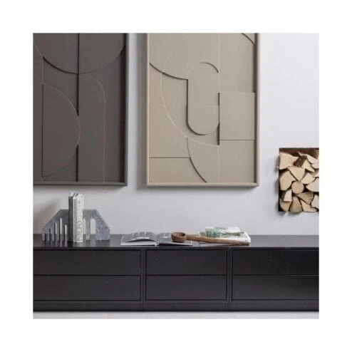 Finca Tv meubel grenen zwart 50cm