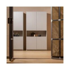 Finca Wandkast grenen grijs 110cm