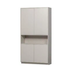 Finca Wandkast grenen grijs 110cm