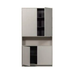 Finca Wandkast grenen grijs 110cm