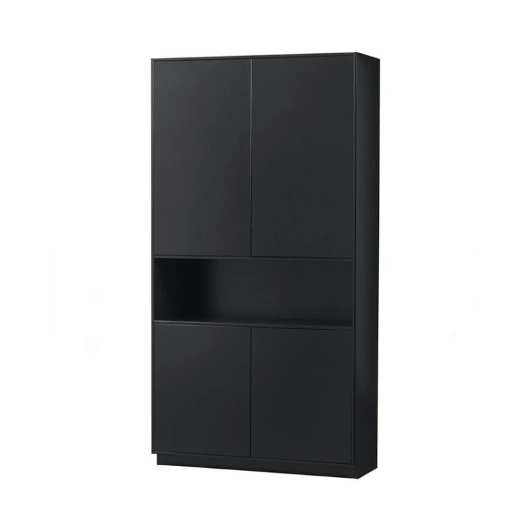 Finca Wandkast grenen zwart 110cm