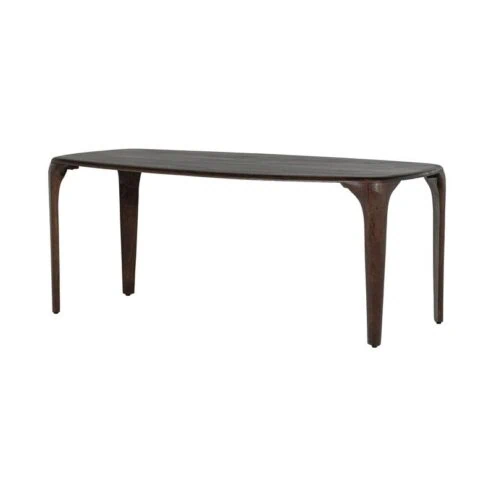 Fiore Eettafel mangohout donkerbruin 190cm