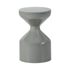 Floyd Bijzettafel metaal lichtgrijs 30cm