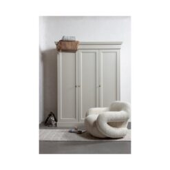 Folke Fauteuil chenille naturel melange