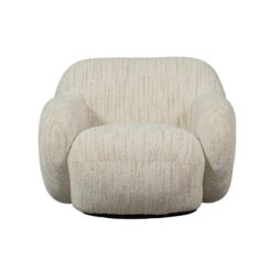 Folke Fauteuil chenille naturel melange