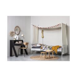 Form Eetkamerstoel hout met metalen poot naturel