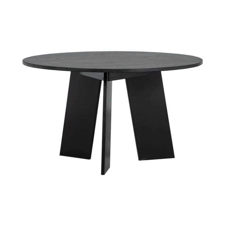 Fries Eettafel rond eiken blacknight 129cm