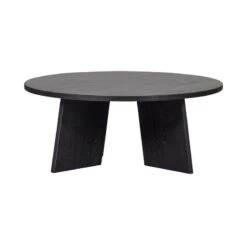 Fries Salontafel eiken blacknight 90cm