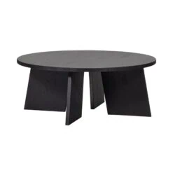 Fries Salontafel eiken blacknight 90cm