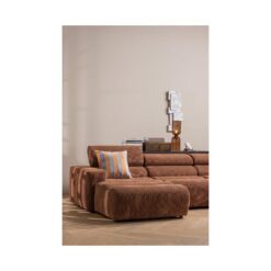 Gigi 1-lichts Tafellamp gehamerd glas bruin 51cm