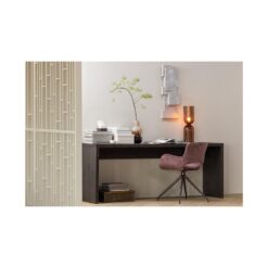 Gigi 1-lichts Tafellamp gehamerd glas bruin 51cm