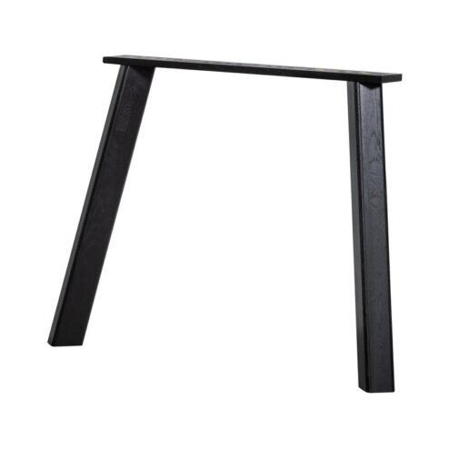 Haarlem 4-standen poot eiken blacknight set van 2