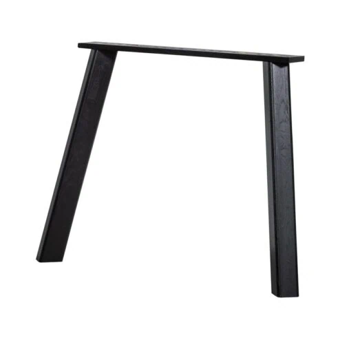 Haarlem 4-standen poot eiken blacknight set van 2