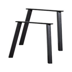 Haarlem 4-standen poot eiken blacknight set van 2