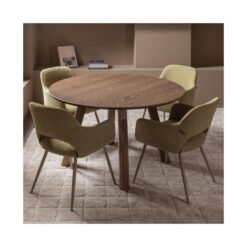 Haarlem 4-standen poot eiken cashmere brown set van 2