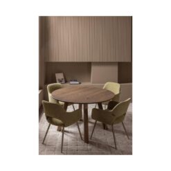 Haarlem 4-standen poot eiken cashmere brown set van 2