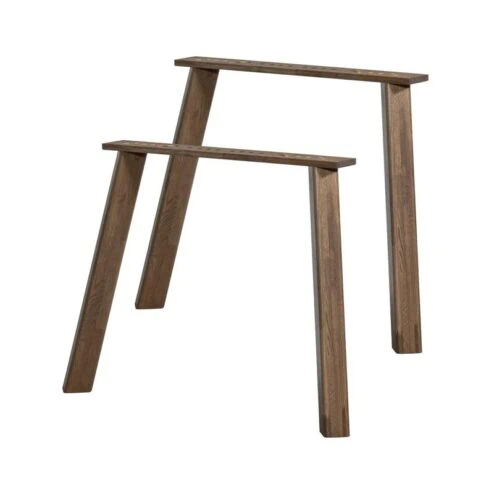 Haarlem 4-standen poot eiken cashmere brown set van 2