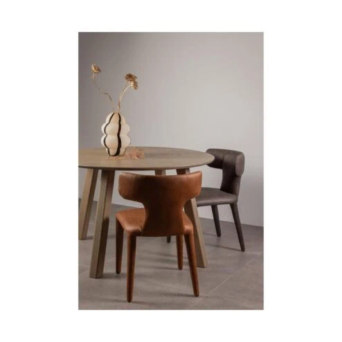 Haarlem 4-standen poot eiken pebble grey set van 2