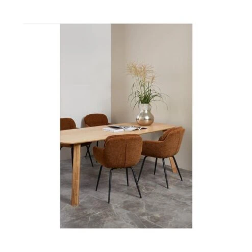 Haarlem 4-standen poot eiken transparant set van 2