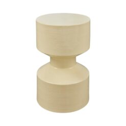 Hidde Bijzettafel metaal geel 30cm