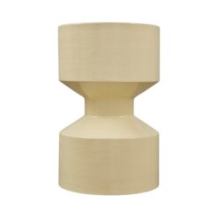 Hidde Bijzettafel metaal geel 30cm