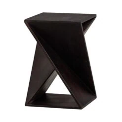 Ikem Bijzettafel acaciahout donkerbruin 41cm