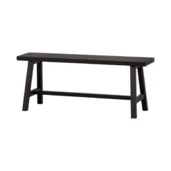 Imme Bankje hout zwart 110cm