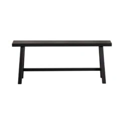Imme Bankje hout zwart 110cm