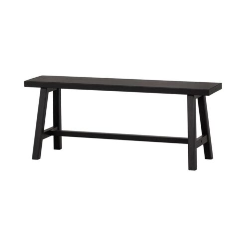 Imme Bankje hout zwart 110cm