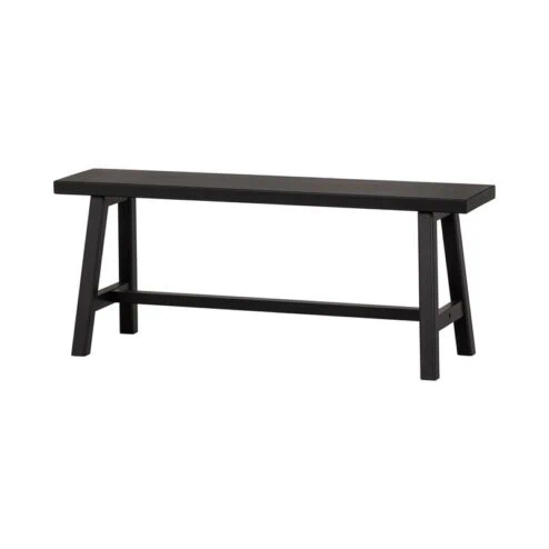 Imme Bankje hout zwart 110cm
