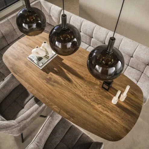 Jean Eettafel Deens ovaal Mangohout 180cm