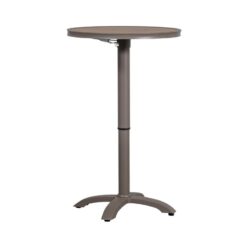 Jeppe Hoogte verstelbare bartafel tuin aluminium bruin/grijs 70cm