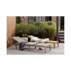 Jinte Tuin ligbed kunststof geel