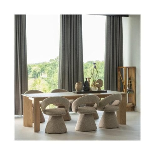 Kella 1-deurs kast mangohout bruin 40cm