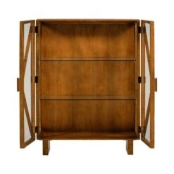 Kella 2-deurs kast mangohout naturel 100cm