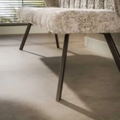 Kelly Eetkamerbank Alura zand-bruin