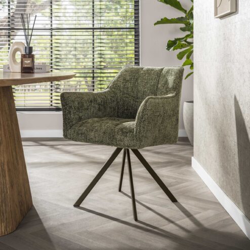 Kelly Eetkamerstoel Hoven groen