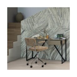 Kova Bureaustoel geweven ribstof donkerzand