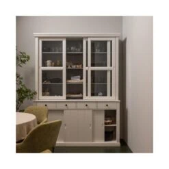 Lagos Buffetkast grenen wit 166cm