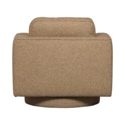 Lazy Draaifauteuil bouclé bruin