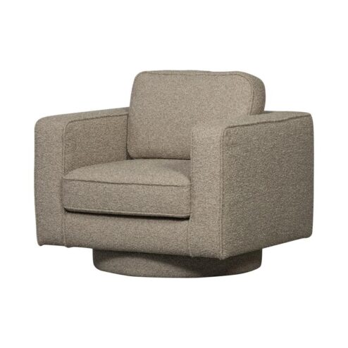 Lazy Draaifauteuil bouclé zand