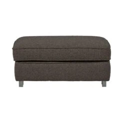 Lazy Hocker bouclé antraciet