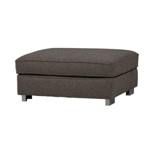 Lazy Hocker bouclé antraciet