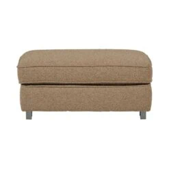 Lazy Hocker bouclé bruin