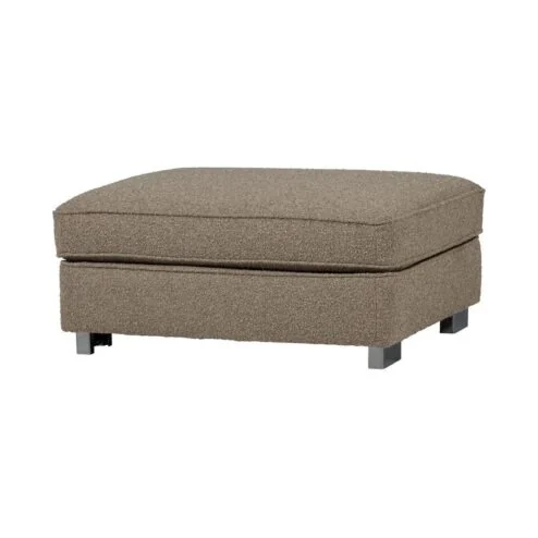 Lazy Hocker bouclé zand