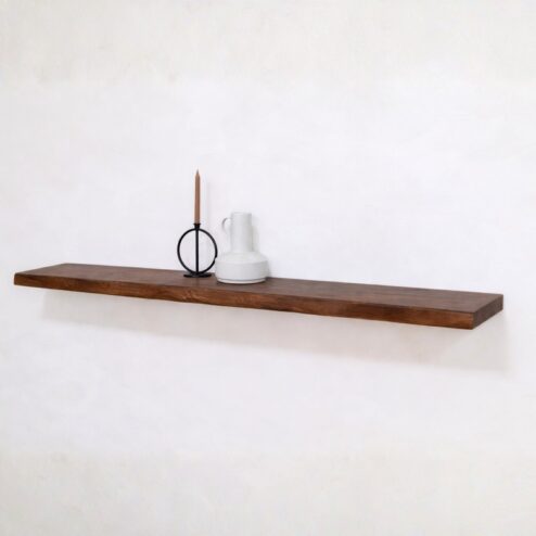 Londo Wandplank zwevend Walnoot Mangohout 120cm